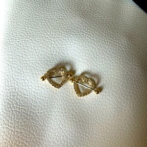 HEART Nipple rings, brand new hypoallergenic TITANIUM